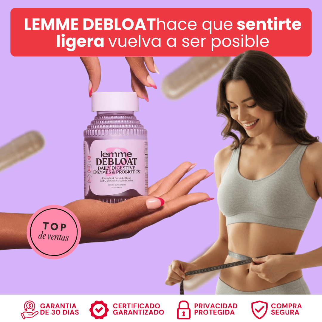 Lemme Debloat: Tu Rescate Digestivo Después de Comer